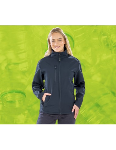 R-R900F-Womens Recycled 3-Layer Printable Softshell Jacket